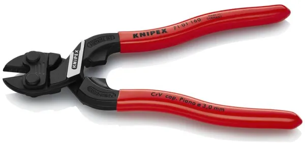Knipex KNIPEX CoBolt® S Kompakt bultsax svart atramentiserad, belagd med plast 160 mm