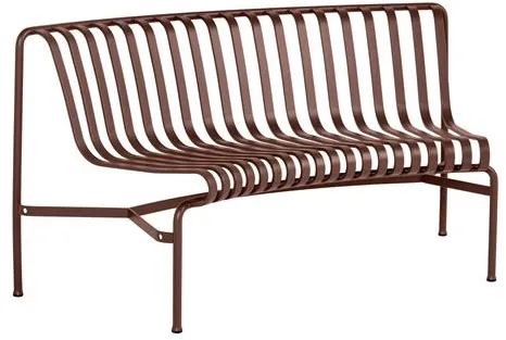 HAY Palissade Park Dining Bänk IN 1 st. Inkl. Monteringsset Ej Fristående Iron Red