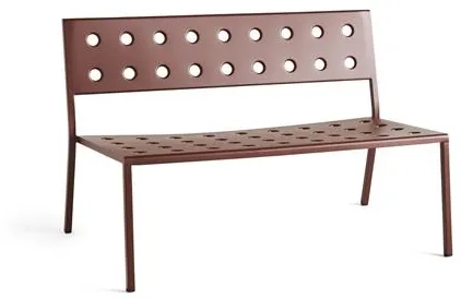 HAY Balcony Lounge Bänk Iron Red