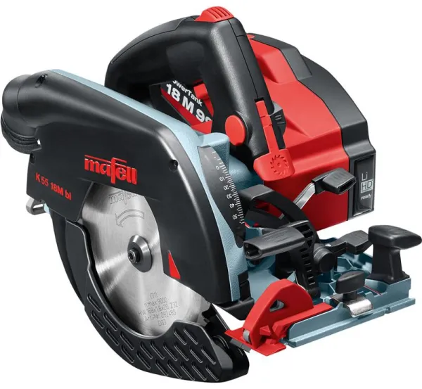 Mafell Batterihandsåg K 55 18M bl i T-MAX väska