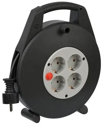 Brennenstuhl förlängningskabel Vario Line 4-vägs 10m sch