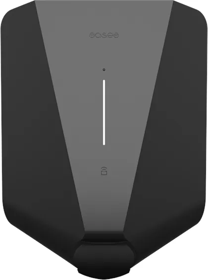 Easee LITE laddbox 11 kW med kWh-mätare, Typ 2, WiFi och 4G, Svart