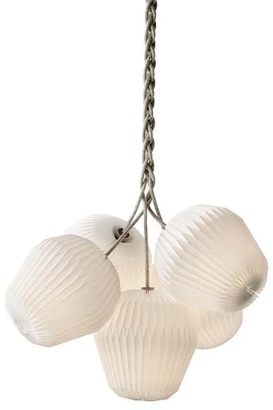 Le Klint THE BOUQUET Large Chandelier med 5 standard lampskärmar