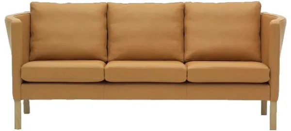 Nielaus AV59 lädersoffa - 3 pers.