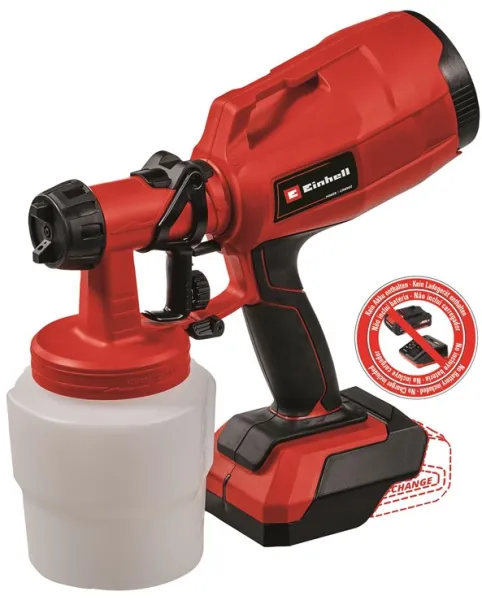 Einhell TC-SY 18/60 Li batteridriven sprutpistol 18 volt utan batteri och laddare