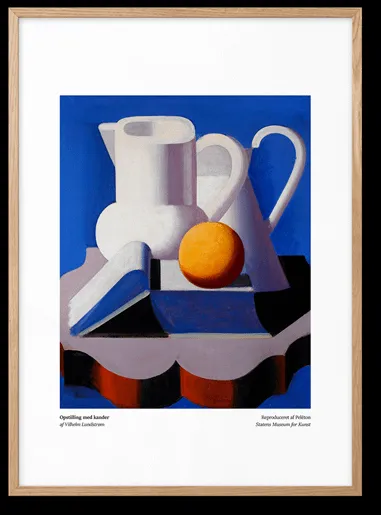 Peléton arrangemang med kannor 70x100 affisch