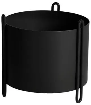 Woud Pidestall Inomhusväxt Liten Svart