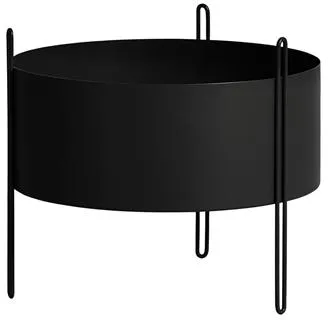 Woud Pidestall Inomhusväxt Medium Svart