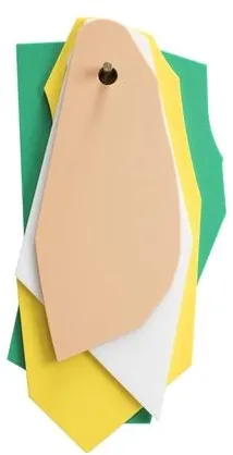 Valerie Objects Skärbräda Skärbräda/Hängare Grön/Gul/Vit/Rosa