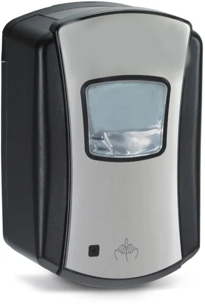 Utgår: Pristine, tvåldispenser med sensor, LTX, svart/krom, 700 ml