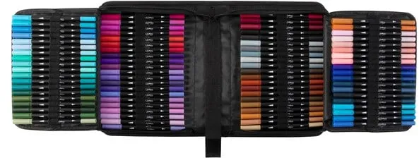 Nassau Double markers 120 st i nylonfodral