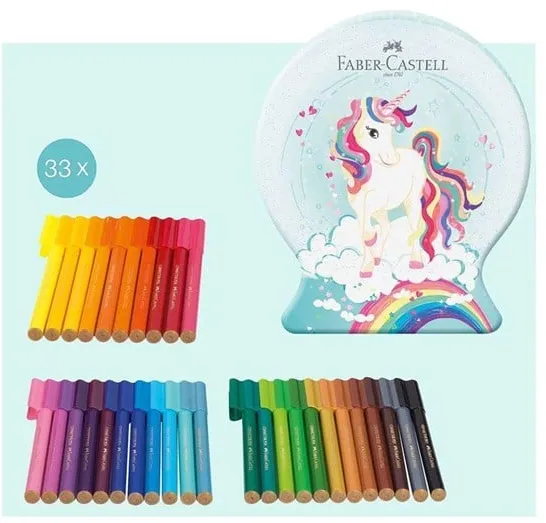 Faber Castell Fiberpenna Connector Enhörning 33 st
