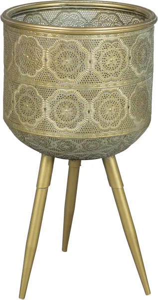 DUTCHBONE Botanisk Kruka M - Mässing Järn