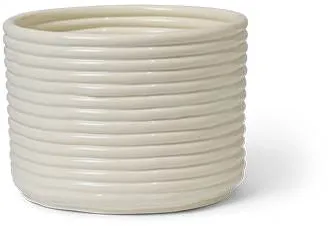 Ferm Living Corduroy Kruka - Bruten vit